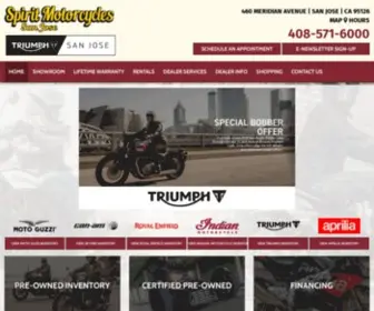 Spiritmotorcycles.com(Motorcycles for Sale) Screenshot