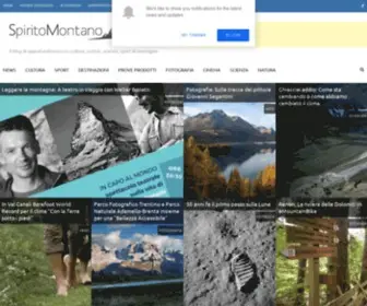 Spiritomontano.it(Il blog di approfondimento su cultura) Screenshot