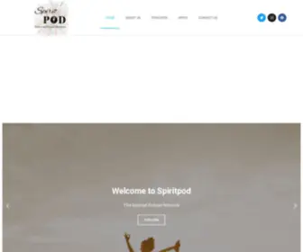 Spiritpod.net(WordPress) Screenshot