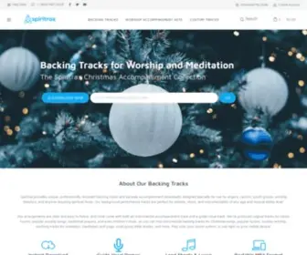 Spiritrax.com(Backing Tracks and Accompaniments for Worship and Meditation) Screenshot