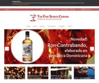 Spiritscorner.com(THE FINE SPIRITS CORNER) Screenshot