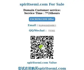 Spiritsemi.com(Keywords) Screenshot