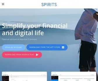 Spiritsfinancialservices.com(Inicio) Screenshot