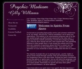 Spiritsfromabove.co.uk(Psychic Medium) Screenshot