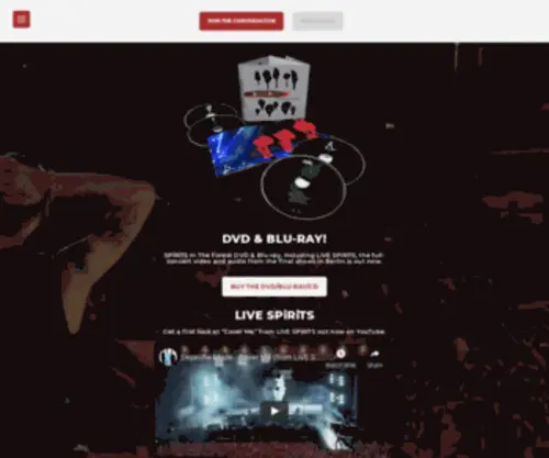 Spiritsintheforest.com(Search for screenings / showtimes and book tickets for Depeche Mode) Screenshot