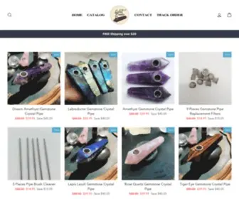 Spiritsmoke.net(Crystal Pipes for Sale) Screenshot
