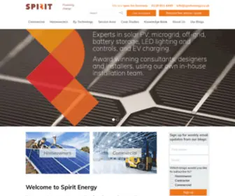 Spiritsolar.co.uk(Spirit Energy) Screenshot