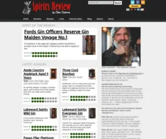 Spiritsreview.com(Spirits Review) Screenshot