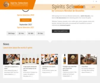 Spiritsselection.com(Concours Mondial de Bruxelles) Screenshot