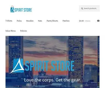 SpiritStore.org(Official merchandise from Spirit of Atlanta) Screenshot