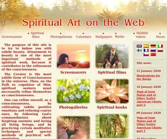 Spiritual-ART.info(Spiritual Art on the Web) Screenshot