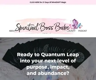 Spiritualbossbabe.com(Spiritual Boss Babe) Screenshot