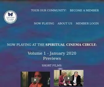 Spiritualcinemacircle.com(The Spiritual Cinema Circle) Screenshot