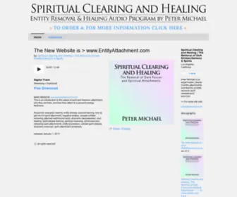 Spiritualclearing.org(Spiritual Clearing and Healing) Screenshot