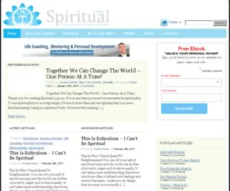Spiritual.com.au(Personal Development to Enlightenment) Screenshot