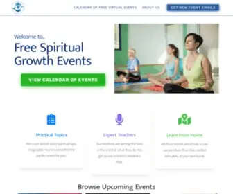 Spiritualgrowthevents.com(Spiritual Growth Events) Screenshot