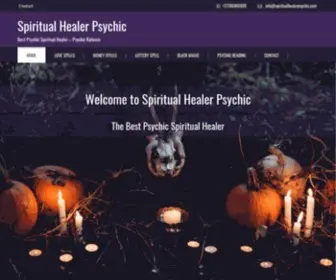 Spiritualhealerpsychic.com Screenshot