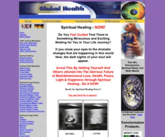 Spiritualhealing-Now.com(Spiritual Healing Transforms Your Life) Screenshot