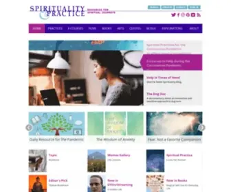 Spiritualityandpractice.com(Spirituality & Practice) Screenshot