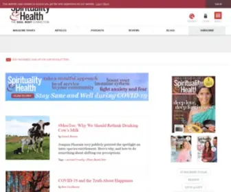 Spiritualityhealth.com(Spirituality & Health Magazine) Screenshot