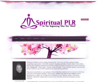 Spiritualplr.com(Spiritual PLR) Screenshot