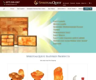 Spiritualquest.com(Salt Lamps) Screenshot