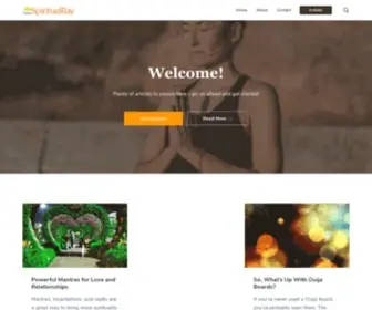 Spiritualray.com(Spiritualray) Screenshot