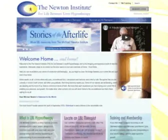 Spiritualregression.org(The Newton Institute) Screenshot