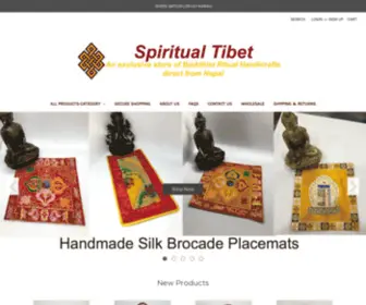 Spiritualtibet.com(Buddhist shop) Screenshot