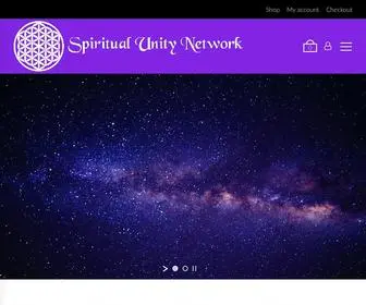 Spiritualunitynetwork.com(Co-create a Community) Screenshot