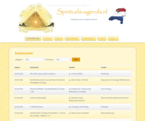 Spirituele-Agenda.nl(Spirituele Agenda) Screenshot