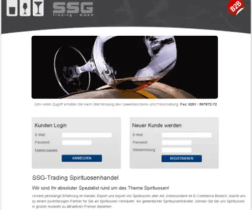 Spirituosen-Grosshandlung.de(Spirituosenhandel) Screenshot