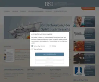 Spirituosen-Verband.de((BSI)) Screenshot