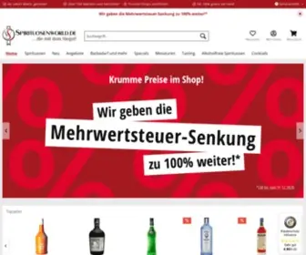 Spirituosenworld.de(Ihr Onlineshop für Spirituosen und Barzubehör) Screenshot