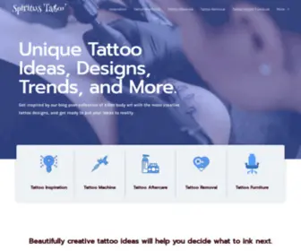 Spiritustattoo.com(Unique Tattoo Ideas) Screenshot