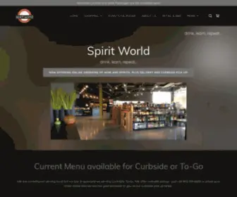 Spiritworldwine.com(Spirit World Omaha) Screenshot