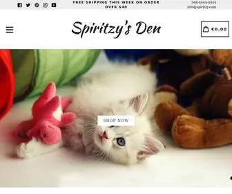 Spiritzy.com(Spiritzy's Den) Screenshot