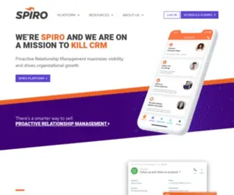 Spiro.ai(Spiro is on a mission to kill CRM. The Spiro proactive relationship management platform) Screenshot