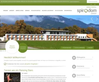 Spirodom.at(Wellness & Spirit Hotel Spirodom Admont) Screenshot