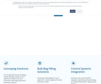Spiroflow.com(Flexible Screw Conveyors) Screenshot