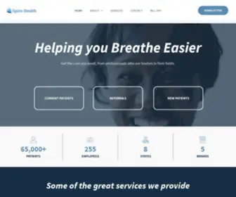 Spirohealthservices.com(Spiro Health specializes in Sleep Therapy. Our goal) Screenshot