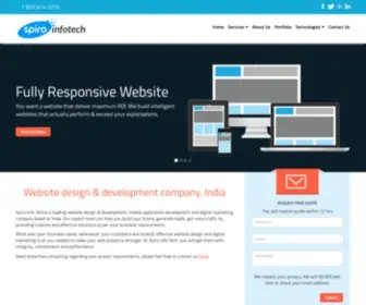 Spiroinfotech.com(Best Website Design & Development Company) Screenshot
