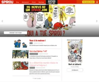 Spirou.com(Spirou) Screenshot