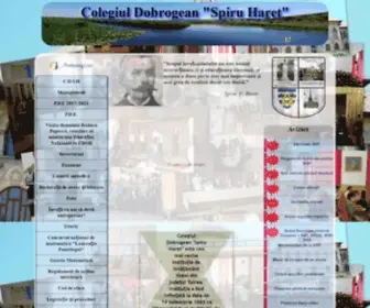 Spiruharet-Tulcea.ro(Colegiul Dobrogean Spiru Haret) Screenshot