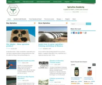 Spirulinaacademy.com(Spirulina Academy) Screenshot
