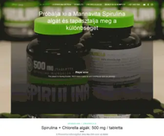 Spirulina.shop.hu(Spirulina) Screenshot