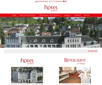 Spisertor.ch(Hotel am Spisertor St) Screenshot