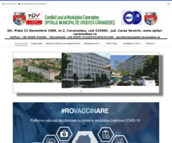 Spital-Caransebes.ro(Spital Caransebes) Screenshot