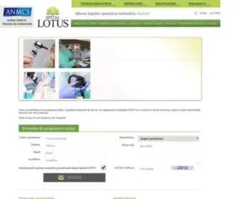 Spital-Lotus.ro(Spital Lotus) Screenshot
