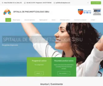 Spital-TBC.ro(Spitalul de Pneumoftiziologie Sibiu) Screenshot